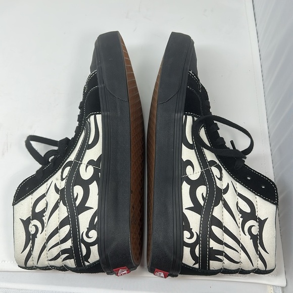 Rare vans SK8/high tribal sneakers. Size 11. - Picture 4 of 6
